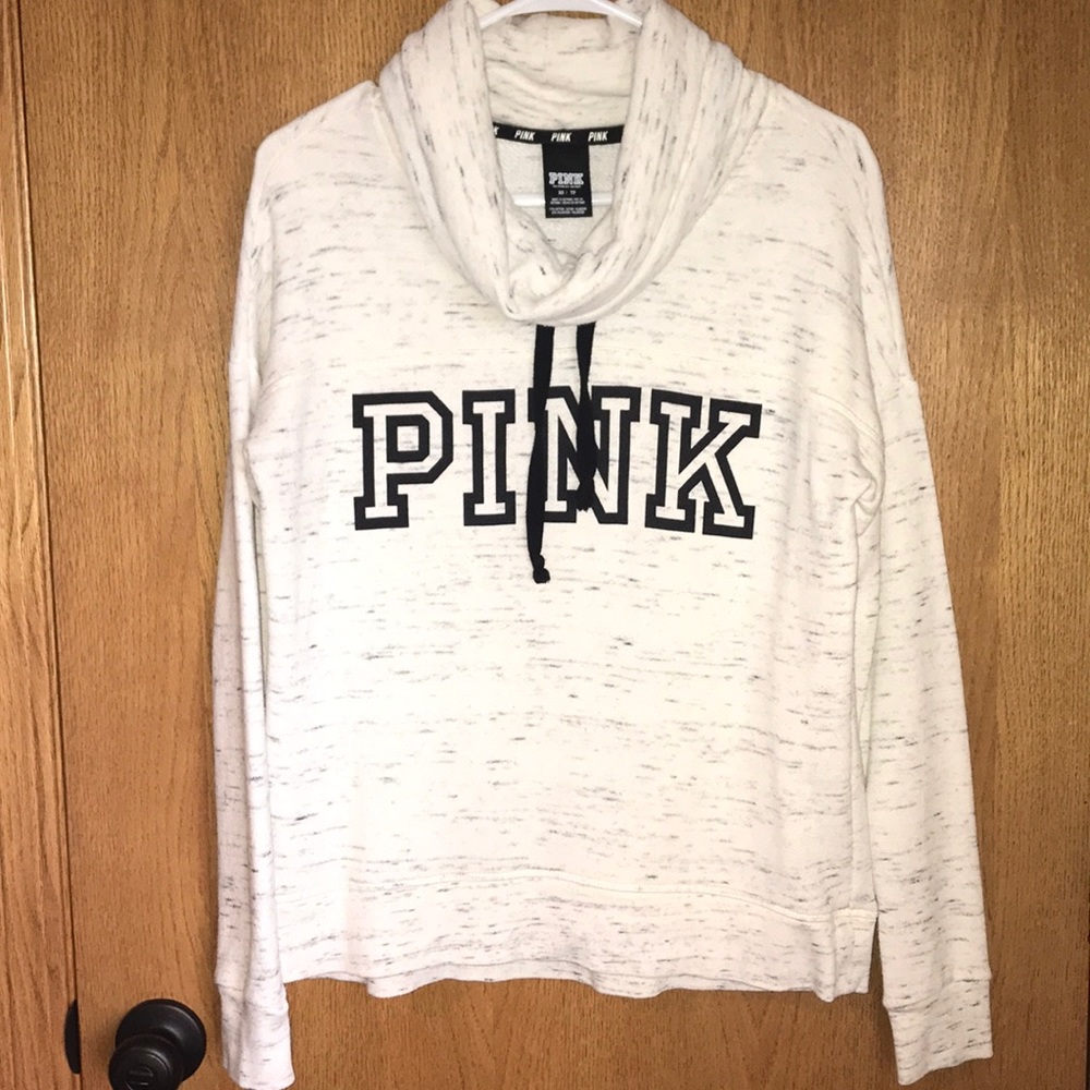 Women’s Pink cowl neck sweatshirt